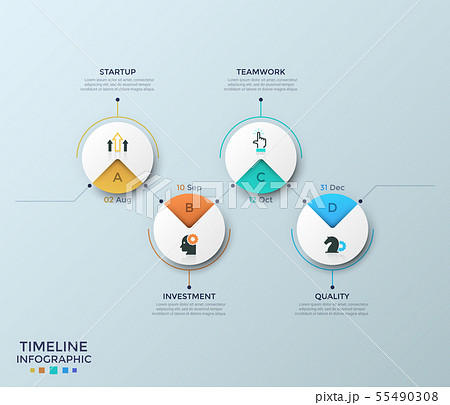 Modern Infographic Template Modern Infographic Template 55490308