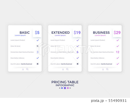 Modern Infographic Template 55490931