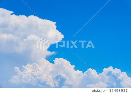 夏の清々しい青空 55493931