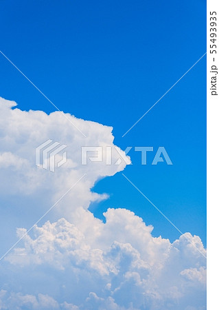 夏の清々しい青空 55493935