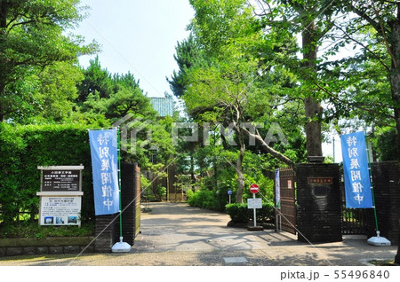 小田原の町並み 西海子小路(旧武家屋敷通り)の小田原文学館正門前 小田原の町並み 西海子小路(旧武家屋敷通り)の小田原文学館正門前 55496840