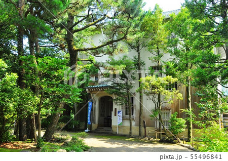 小田原の町並み 小田原文学館の出入口前 小田原の町並み 小田原文学館の出入口前 55496841