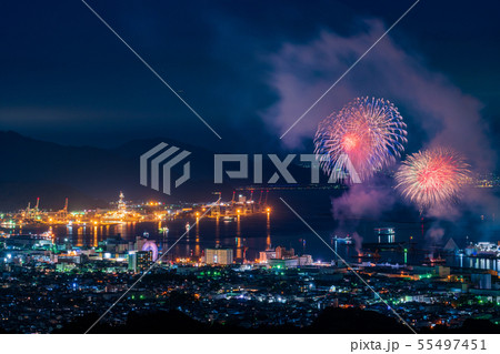 （静岡県）清水みなと祭り　海上花火大会 55497451