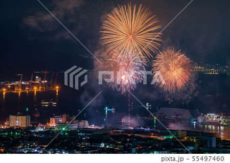 （静岡県）清水みなと祭り　海上花火大会 55497460