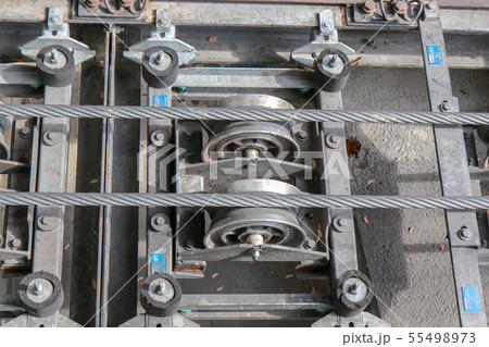 Cable car support Wire Rope & and rollers Cable car support Wire Rope & and rollers 55498973