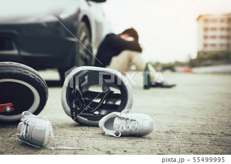 Man are stressed while being drunk with driving 55499995