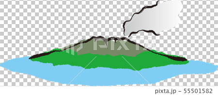Sakurajima illustration 55501582