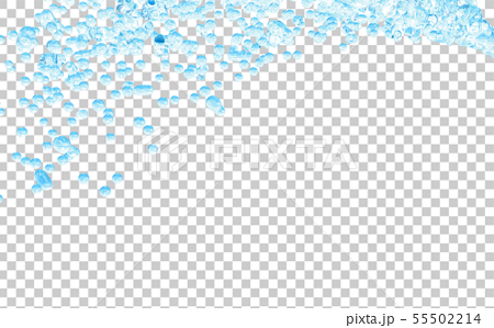 海と水しぶき（背景透過）のイラスト素材 [55502214] - PIXTA