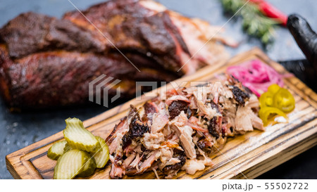 grill restaurant menu pulled pork wooden board grill restaurant menu pulled pork wooden board 55502722