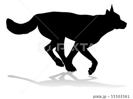 Dog Silhouette Pet Animalのイラスト素材
