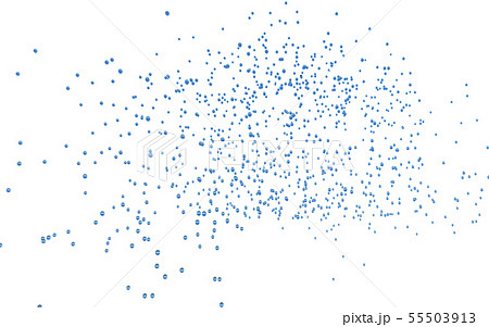 水滴の粒子 背景透過 のイラスト素材 55503913 Pixta