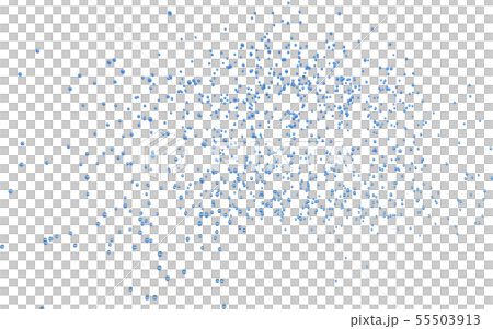 水滴の粒子 背景透過 のイラスト素材
