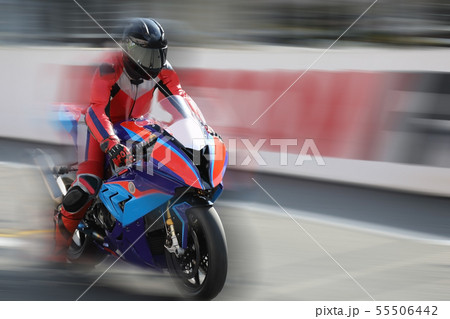 Motorcycle racing on speed track Motorcycle racing on speed track 55506442