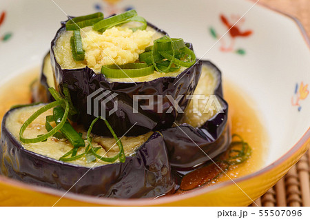 茄子の揚げ煮浸し 茄子の揚げ煮浸し 55507096