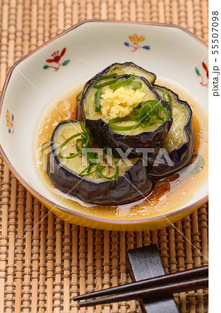 茄子の揚げ煮浸し 茄子の揚げ煮浸し 55507098