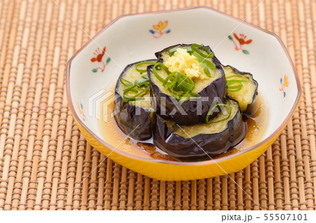 茄子の揚げ煮浸し 茄子の揚げ煮浸し 55507101