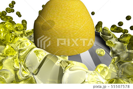 レモンとおろし金 背景透過 のイラスト素材