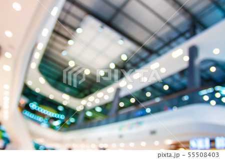 Abstract blur with bokeh and defocused shopping 55508403