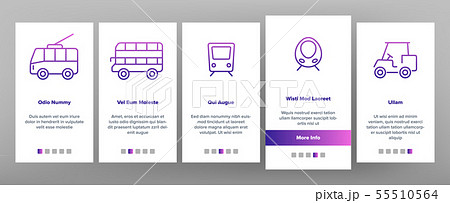 Color Public Transport And Vehicle Vector Onboarding Color Public Transport And Vehicle Vector Onboarding 55510564