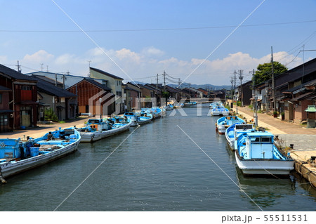 日本のベニス内川の情緒ある風景 日本のベニス内川の情緒ある風景 55511531