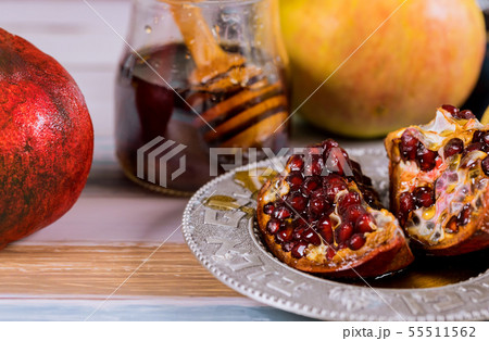 Rosh hashanah jewish New Year holiday concept. Rosh hashanah jewish New Year holiday concept. 55511562