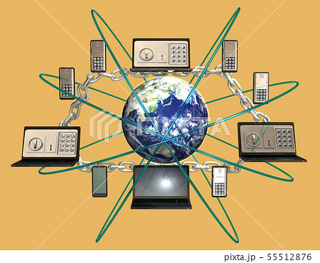 ブロックチェーン　セキュリティ　ネットワーク 55512876