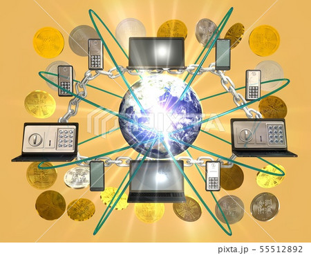 仮想通貨 暗号資産 ブロックチェーン 仮想通貨 暗号資産 ブロックチェーン 55512892