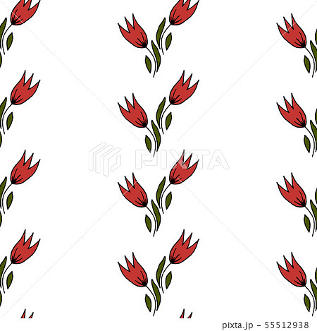 Seamless floral pattern. Pattern for fabric Seamless floral pattern. Pattern for fabric 55512938