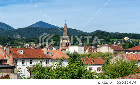 view of the bell tower of the church of Saint 55515474