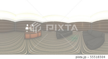 インテリアパース 社長室 応接室11 2のイラスト素材