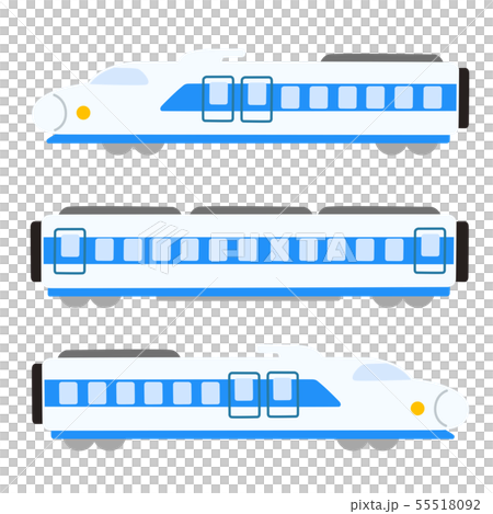 零系新幹線手繪插畫無主線 55518092