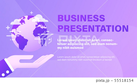 Globe Floating on Businessman Hand. Globe Floating on Businessman Hand. 55518154