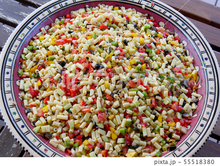 italian pasta salad with tomatoes and olives italian pasta salad with tomatoes and olives 55518380