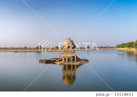 Gadisar lake in the morning at Jaisalmer. Gadisar lake in the morning at Jaisalmer. 55519653