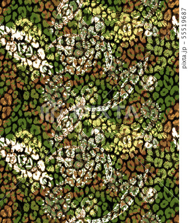 Traditional Indian paisley pattern 55519687