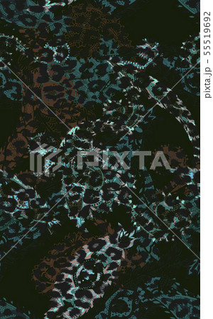 Traditional Indian paisley pattern 55519692
