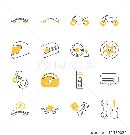 Esport and video game design icon set 55520022