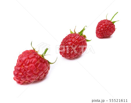 Berries of ripe raspberries. Berries of ripe raspberries. 55521611