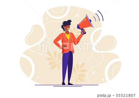 character manager with bullhorn character manager with bullhorn 55521807