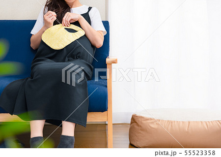 妊婦　出産準備　スタイを手作り2 55523358