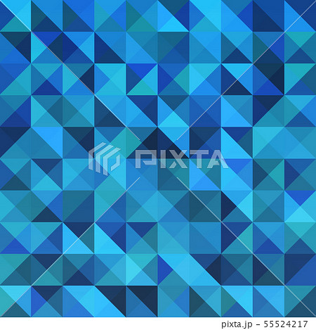 Blue seamless triangle abstract pattern. 55524217
