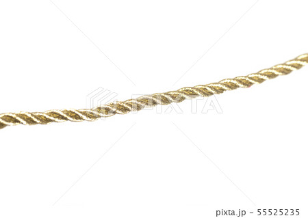 Golden rope isolated 55525235