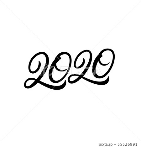 2020 hand written lettering text 55526991