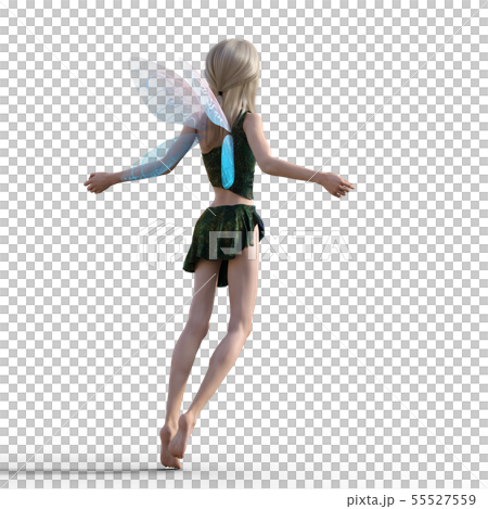可愛い妖精　perming3DCG イラスト素材 55527559