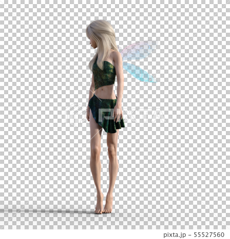 可愛い妖精　perming3DCG イラスト素材 55527560
