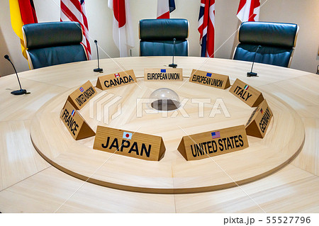 国際会議テーブル 55527796