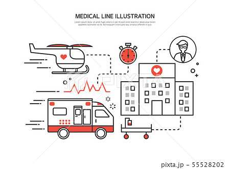 救急車 病院 医師 55528202