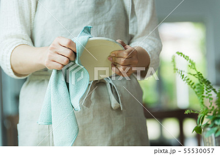 お皿拭き　手元 55530057