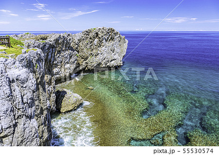 沖縄本島最北端の絶景 辺戸岬 55530574