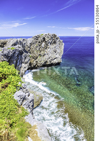 沖縄本島最北端の絶景 辺戸岬 沖縄本島最北端の絶景 辺戸岬 55530864